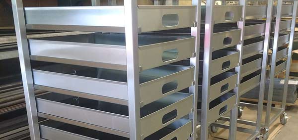 stainless rack system for biopharma